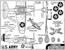 Bell P-39 Airacobra solid model