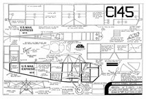 Curtiss Airmail biplane 16"