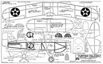 Curtiss Falcon 16" dime scale