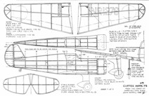 Curtiss Hawk 75 dime scale