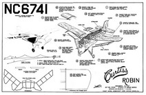 Curtiss Robin sheet balsa 14"