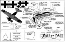 Fokker D.VIII sheet balsa 14"