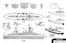 Battleship solid model
