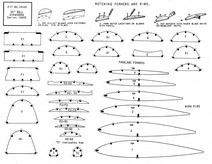 Bell P-39 Airacobra parts template
