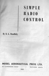 Simple Radio Control 1955