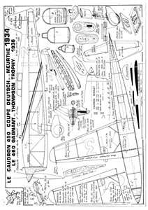 Caudron 450 & 460 racer