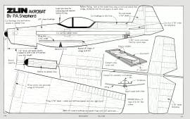 Zlin Akrobat Union Page from Aeromodeller May 1983