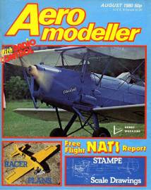 1980 08 (*see description) Aeromodeller Aug 1980